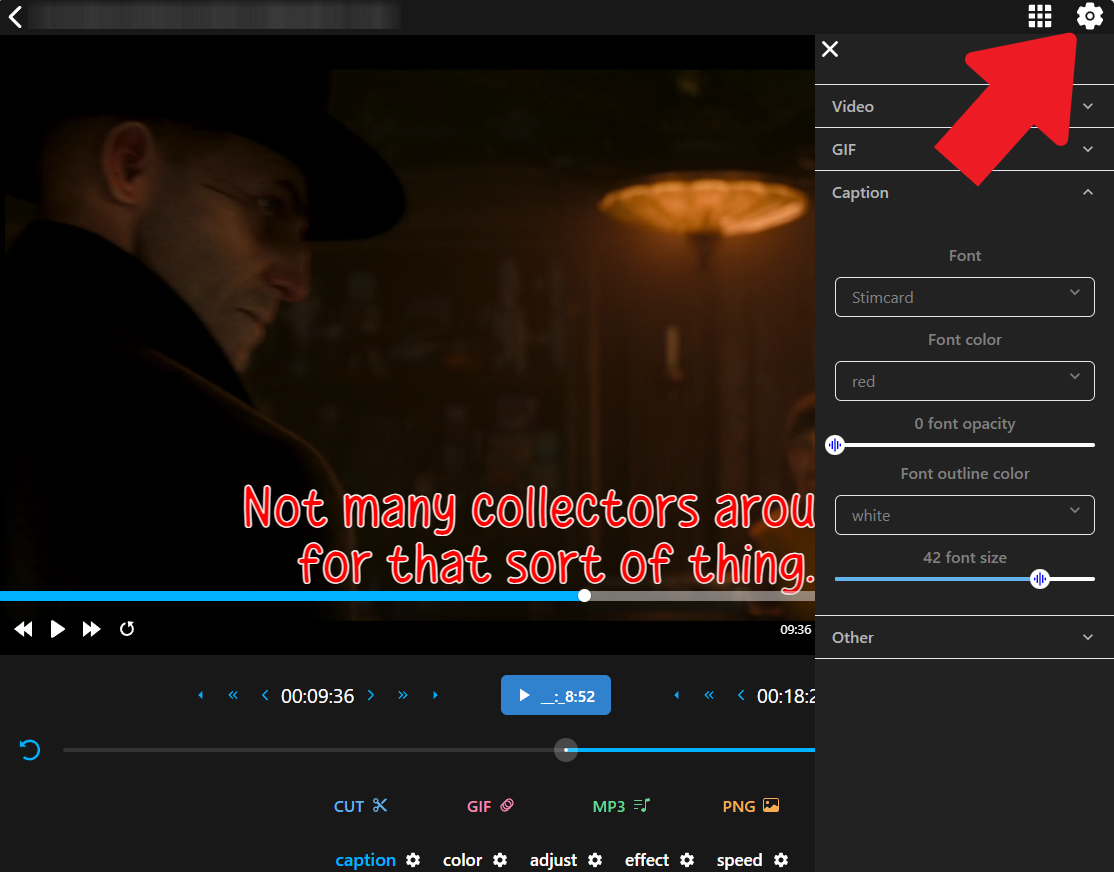 How to burn a video sub